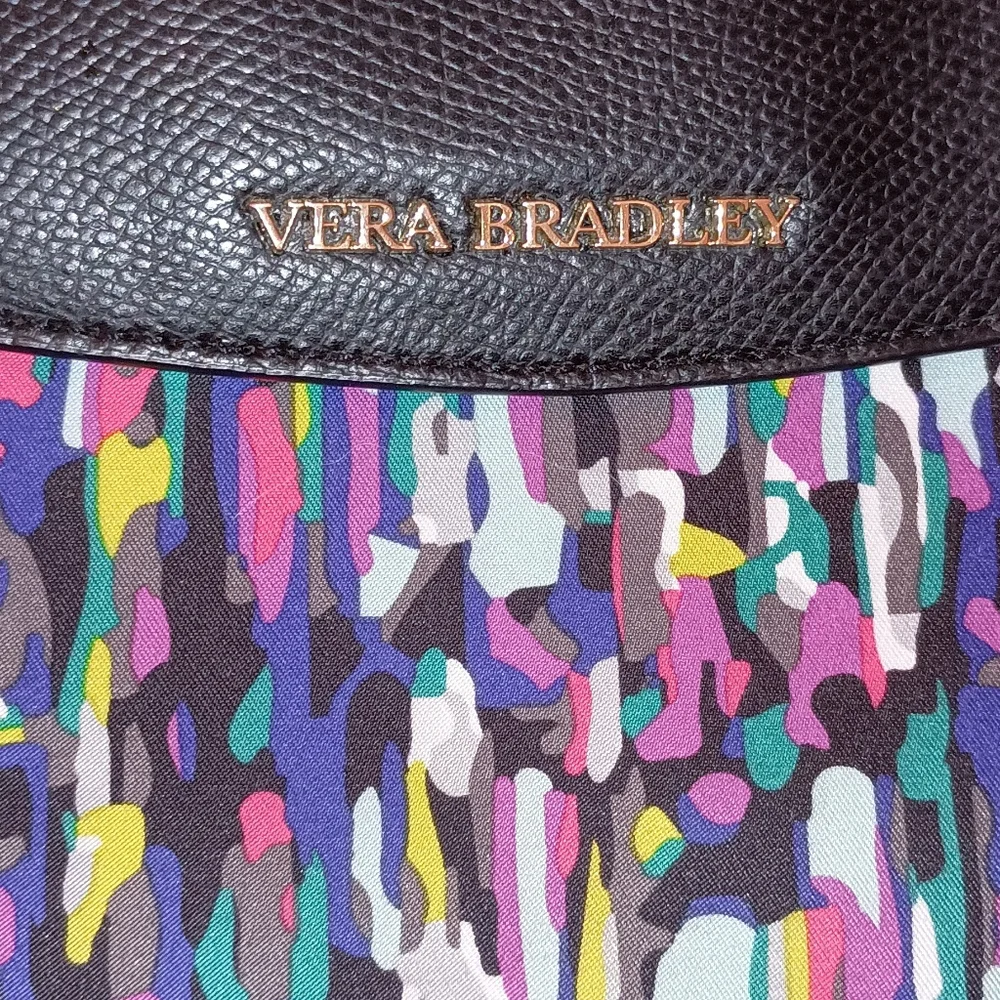 Vera Bradley Black Multiple Color Wristlet